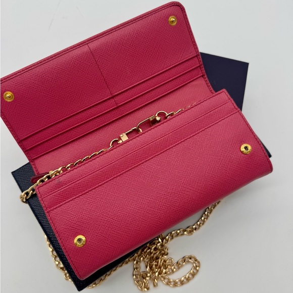 Prada Safiano Long Wallet with Chain - Picture 3 of 7